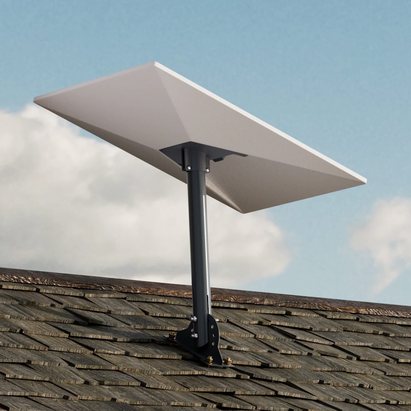 Starlink dish mounted on roof in Fremantle, Perth WA